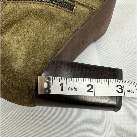 Michael Kors/ Burke/Olive/ Genuine Suede Knee High Boots - Picture 12 of 16